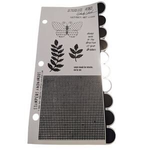 STAMPERS ANONYMOUS Studio 490 Wendy Vecchi Cling Mount Stamps Nature's Art NEW